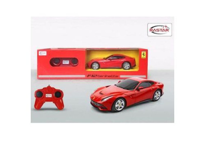 МАШИНА Р/У RASTAR FERRARI F12 1:24, ЦВЕТ В АССОРТ. В КОР. в кор.18шт