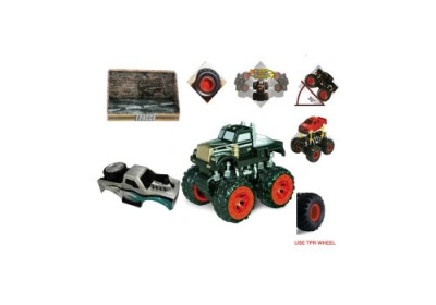 Машина инерц. Handers Бигфут х2 тягач 11см 2 кузова