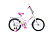 Велосипед 16' Black Aqua Lady светящиеся колеса