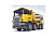 Бетономешалка Scania жёлто-синяя (подходит модуль со звуком и светом 'H')