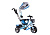 Велосипед Zilmer Бронз Люкс 3 колеса EVA 10/8 голубой