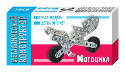 Конструктор металлический Мотоцикл