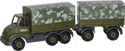 Муромец автомобиль бортовой тентовый военный с прицепом