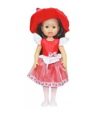 Кукла Модница красная