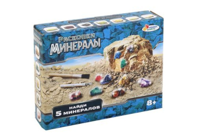 НАСТОЛЬНАЯ ИГРА ИГРАЕМ ВМЕСТЕ РАСКОПКИ: МИНЕРАЛЫ В РУСС. КОР.