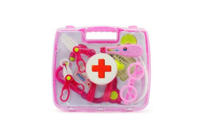 Набор доктора Altacto Скорая помощь 9 предметов розовый бокс