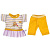 Одежда для кукол и пупсов 40-42 см Зебра в клеточку костюм с принт зебра,пакет КАРАПУЗ в кор.100шт