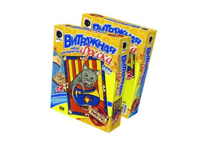 Фреска витражная Кот - рыболов