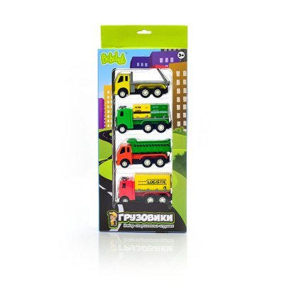 Грузовики Bebelot 7см 4шт