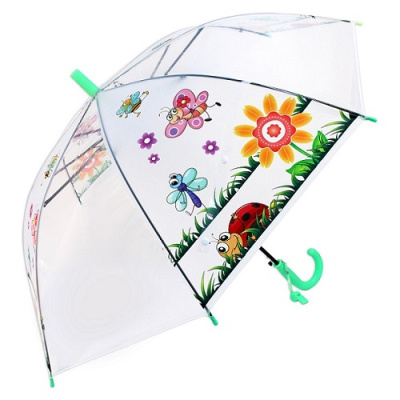 Зонт Лето 49 см прозрачный длина 66 см
