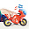 Рикки Зум. Игрушка мотоцикл Рикки (свет, звук). TM Ricky Zoom