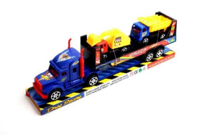 МАШИНА ИНЕРЦ. АВТОВОЗ С 2-МЯ МАШИНКАМИ В АССОРТ. В ПЛАСТ. 37*7,5*11,5СМ
