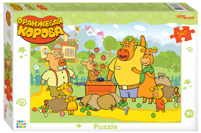 Мозаика 'puzzle' 360 'Оранжевая корова' (С/м)