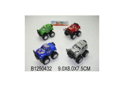 ДЖИП ИНЕРЦ. ЦВЕТ В АССОРТ. 2013-1 В ПАК.