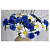 Картина мозаикой с нанесенной рамкой (40х50) ИЮЛЬСКИЙ БУКЕТ (27 цветов)